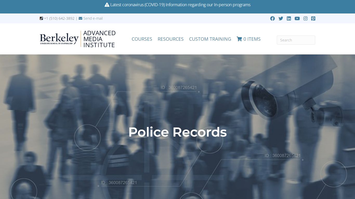 Police Records | Tutorial | Berkeley Advanced Media Institute